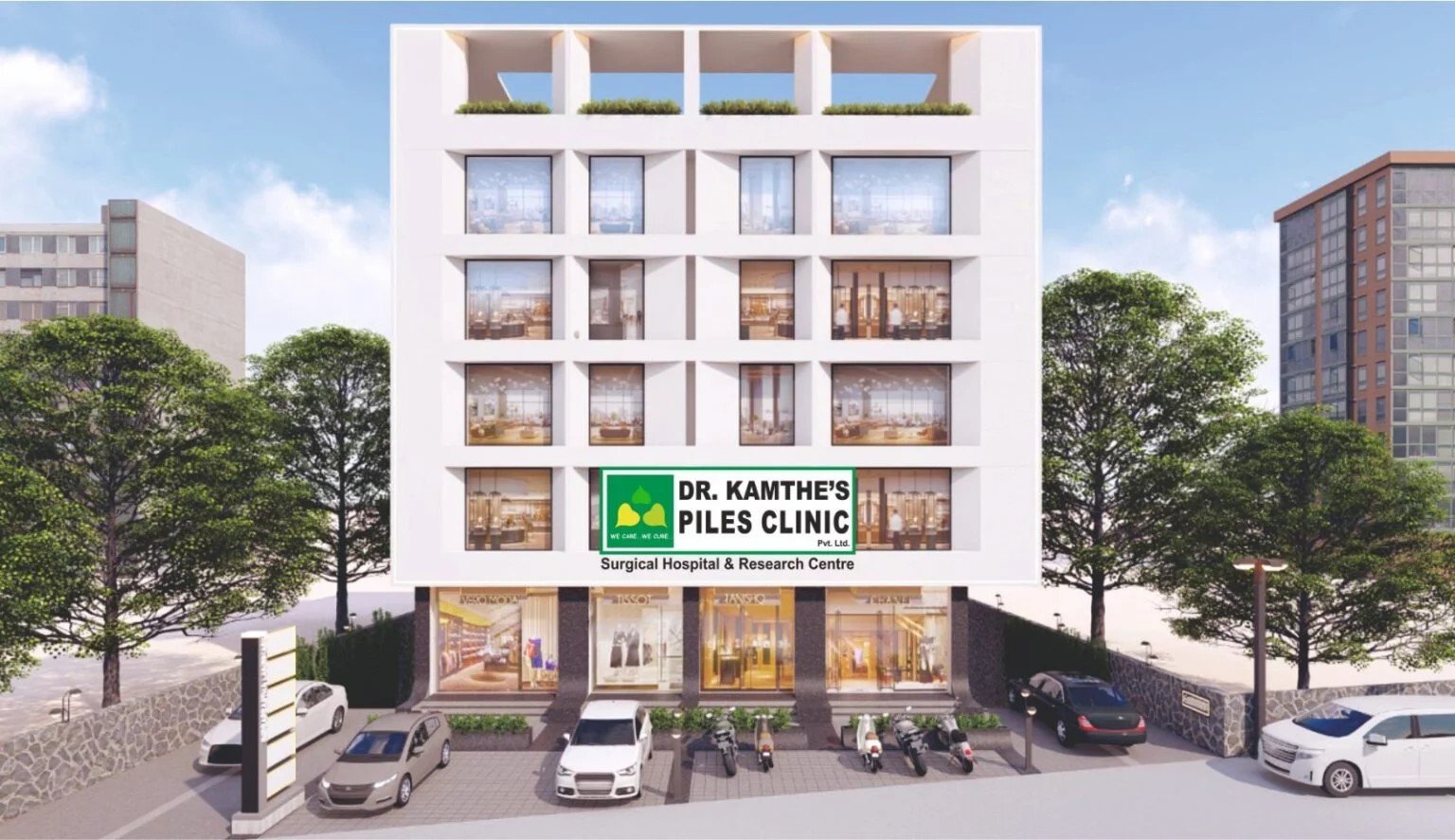 Modern 15-bedded Hospital Facility at Dr. Kamthe's Piles Clinic