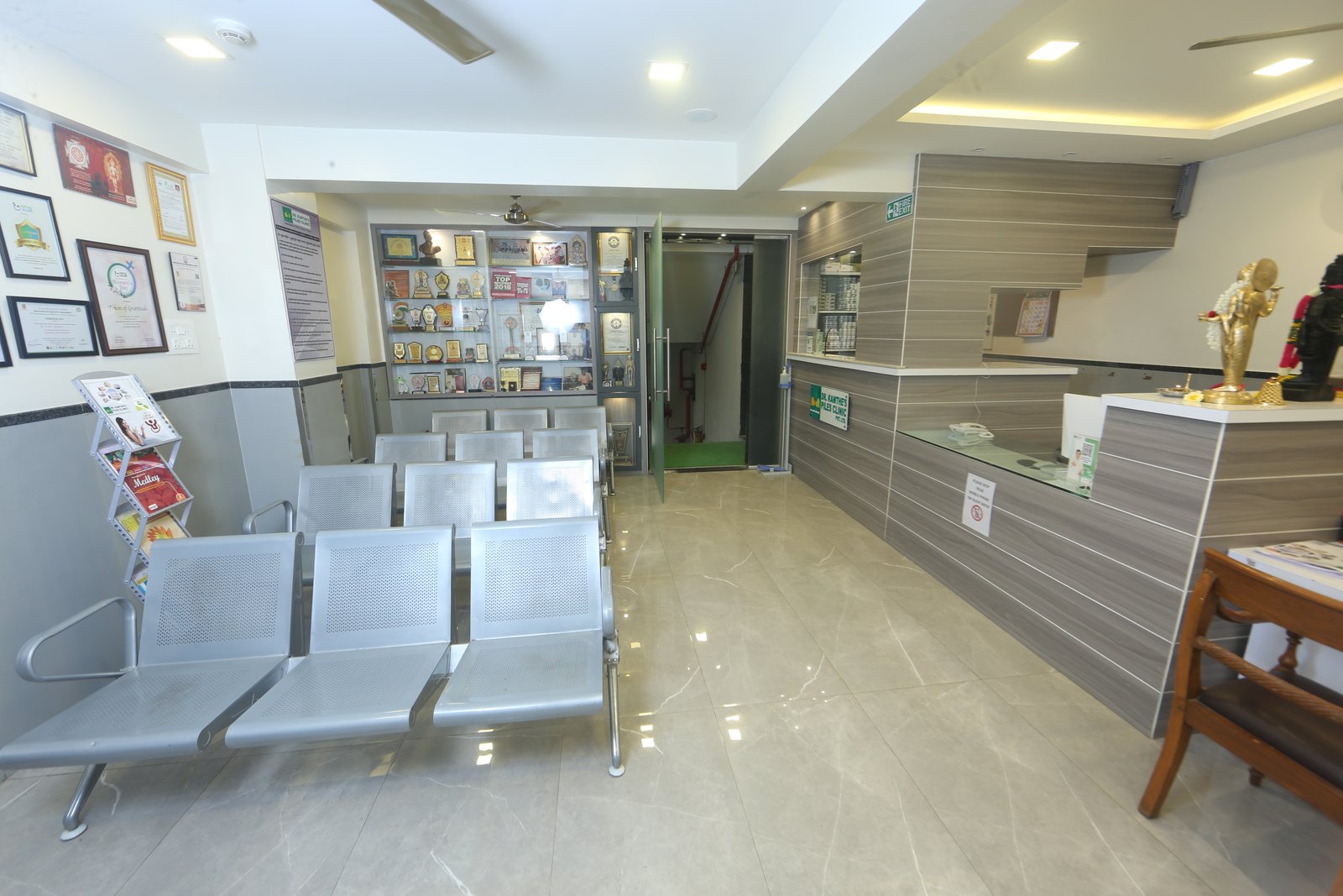 Comfortable and Spacious Waiting Area and Reception